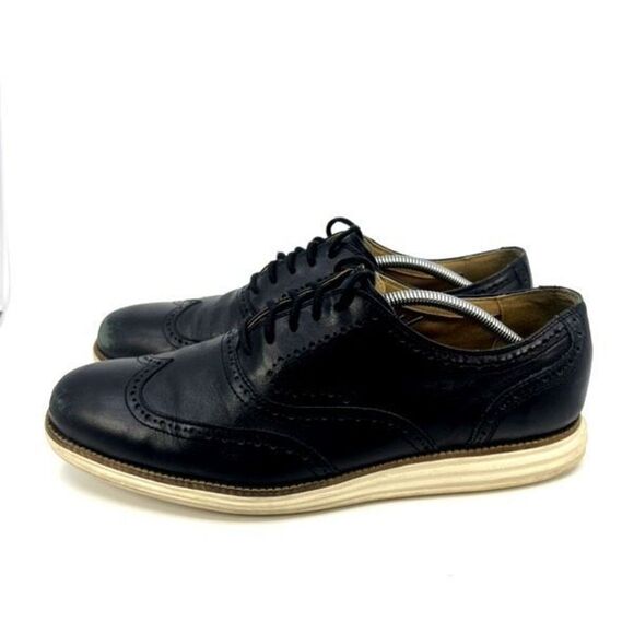 Cole Haan leather wingtip Mens 12 - Picture 2 of 9